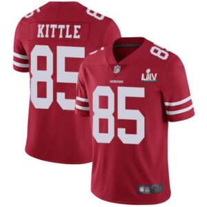 686166559e940_1 Men's San Francisco 49ers #85 George Kittle Red Super Bowl LIV Vaper Untouchable Limited Stitched NFL Jersey