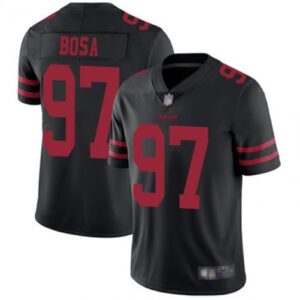 6861667542cc3_1 Youth NFL San Francisco 49ers #97 Nick Bosa Black Vapor Untouchable Limited Stitched Jersey
