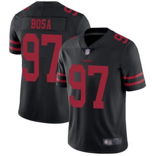 6861667542cc3_1 Youth NFL San Francisco 49ers #97 Nick Bosa Black Vapor Untouchable Limited Stitched Jersey