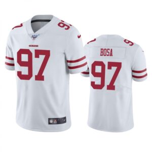 6861667f76aa4_1 Men's San Francisco 49ers #97 Nick Bosa White 2019 100th season Vapor Untouchable Limited Stitched NFL Jersey