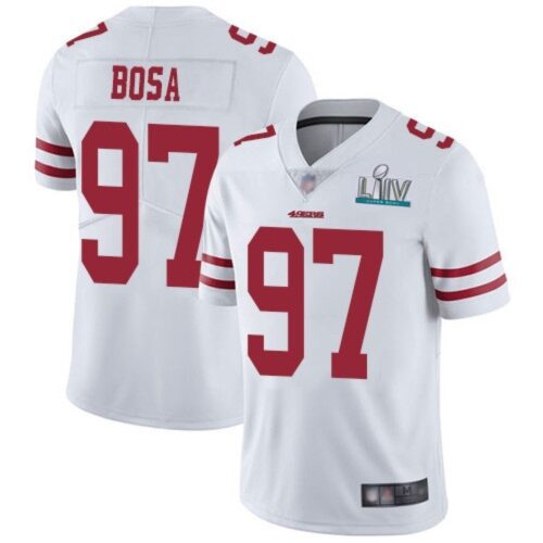68616684a0a80_1 Men's San Francisco 49ers #97 Nick Bosa White Super Bowl LIV Vaper Untouchable Limited Stitched NFL Jersey