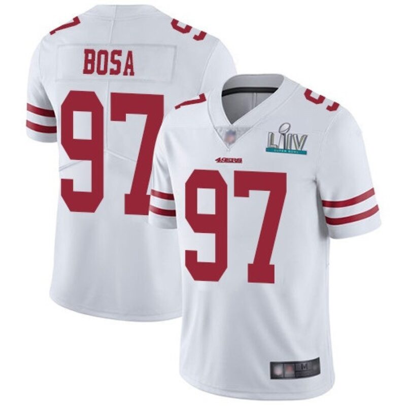 68616684a0a80_1 Men's San Francisco 49ers #97 Nick Bosa White Super Bowl LIV Vaper Untouchable Limited Stitched NFL Jersey