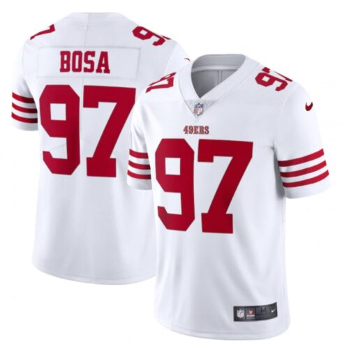 686166874c813_1 Men's San Francisco 49ers #97 Bosa 2022 New White Vapor Untouchable Stitched Jersey