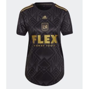 686166891aa4a_1 Women's Los Angeles Football Club 2022/23 Black Gold Home Soccer Jersey