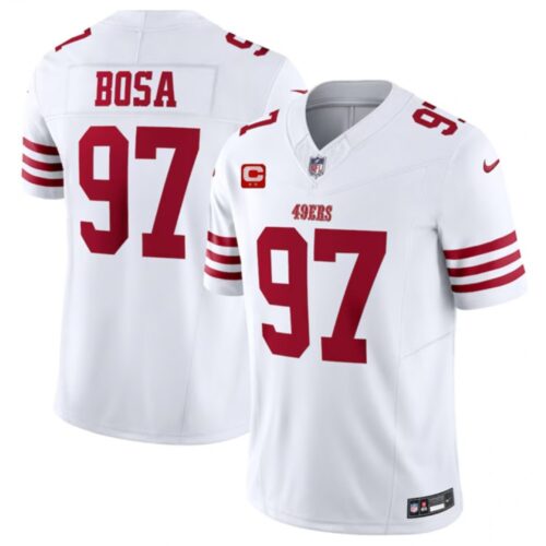 6861669902f0c_1 Men's San Francisco 49ers #97 Nick Bosa White 2023 F.U.S.E. With 2-Star C Patch Vapor Untouchable Limited Stitched Football Jersey