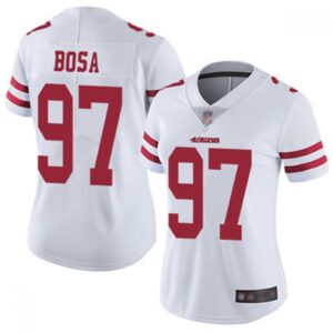 686166aa06aba_1 Women's NFL San Francisco 49ers #97 Nick Bosa White Vapor Untouchable Limited Stitched Jersey