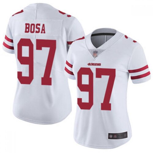 686166aa06aba_1 Women's NFL San Francisco 49ers #97 Nick Bosa White Vapor Untouchable Limited Stitched Jersey