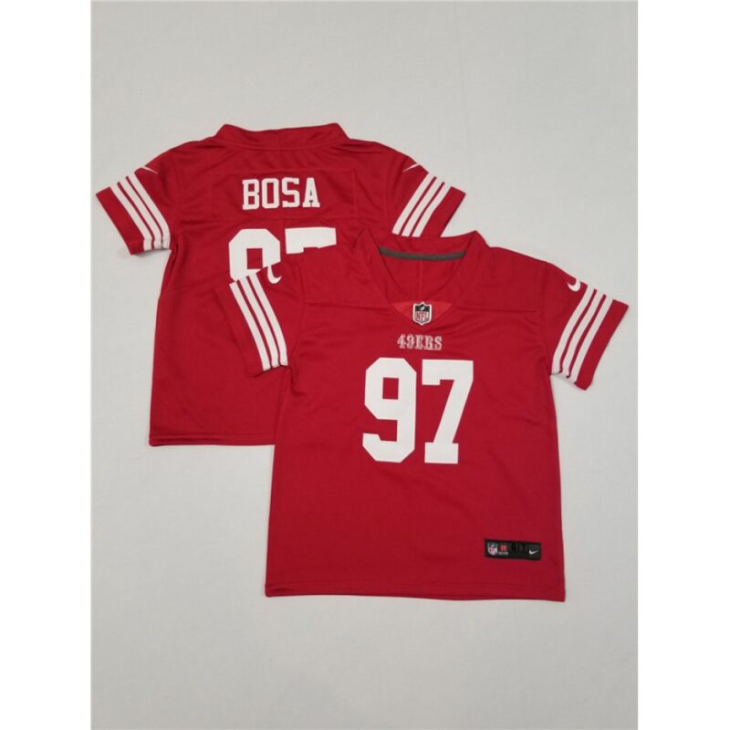 686166af439f3_1 Toddlers San Francisco 49ers #97 Nick Bosa Red Vapor Untouchable Stitched Football Jersey