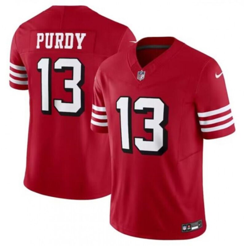 686166b26c414_1 Youth San Francisco 49ers #13 Brock Purdy 2023 F.U.S.E. New Red Vapor Untouchable Limited Stitched Football Jersey