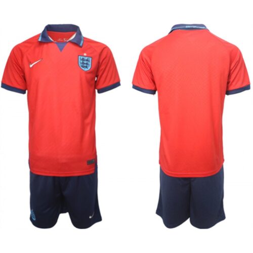 686166b2d7a4c_1 Men's England Blank Orange Away Soccer Jersey Suit