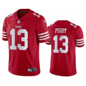 686166babf46f_1 Youth San Francisco 49ers #13 Brock Purdy Red Vapor Untouchable Limited Stitched Football Jersey