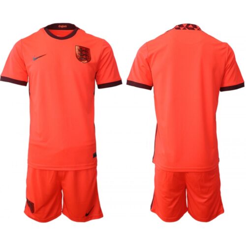 686166bb17428_1 Men's England Blank Red Away Soccer Jersey Suit
