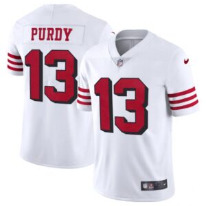 686166bd8906b_1 Men's San Francisco 49ers #13 Brock Purdy New White Vapor Untouchable Limited Stitched Football Jersey