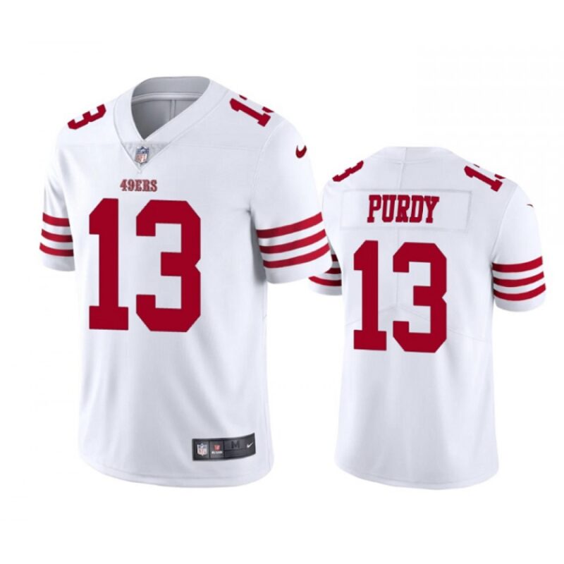 686166c0463a6_1 Men's San Francisco 49ers #13 Brock Purdy White Vapor Untouchable Limited Stitched Football Jersey