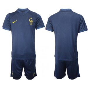 686166c7111c7_1 Men's France Blank Navy Home Soccer Jersey Suit