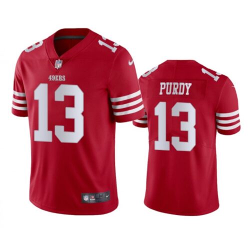 686166d79c4ec_1 Men's San Francisco 49ers #13 Brock Purdy Red Vapor Untouchable Limited Stitched Football Jersey