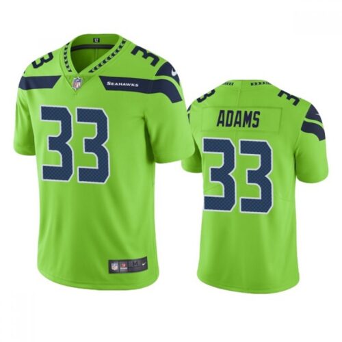 686167071013d_1 Men's Seattle Seahawks #33 Jamal Adams Green Color Rush Limited Stitched Jersey