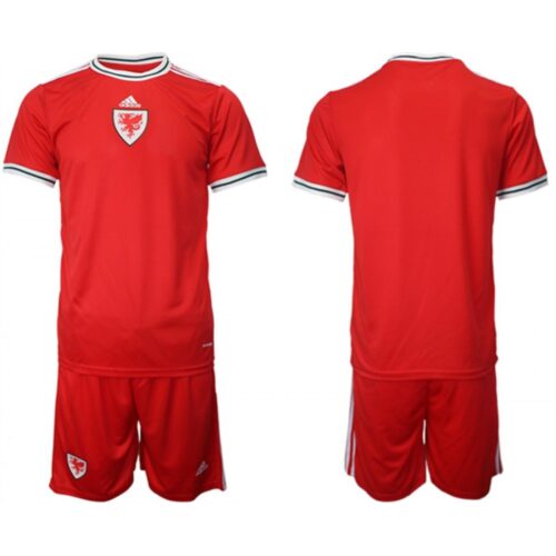 6861670d2c97d_1 Men's Wales Blank Red Home Soccer Jersey Suit