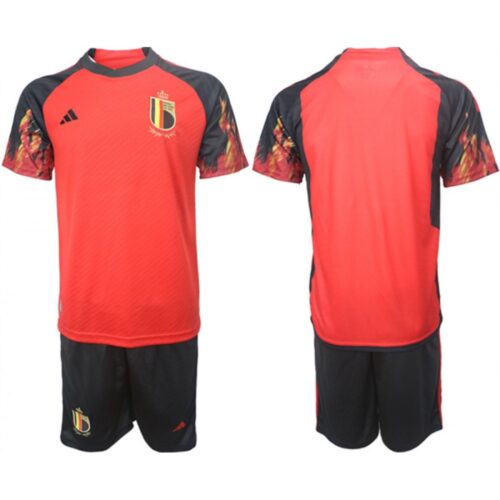 686167220eef5_1 Men's Belgium Blank Red 2022 FIFA World Cup Home Soccer Jersey Suit