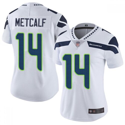 686167257cbd8_1 Women's Seattle Seahawks #14 D.K. Metcalf White Vapor Untouchable Stitched Jersey(Run Small)