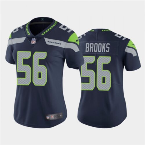 686167b02289a_1 Women's Seattle Seahawks #56 Jordyn Brooks Navy Vapor Untouchable Limited Stitched Jersey(Run Small)