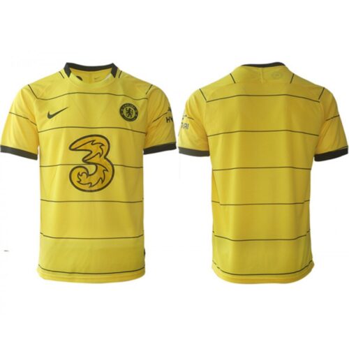 686167b9555e7_1 Men's Chelsea 2021/22 Yellow Away Soccer Jersey