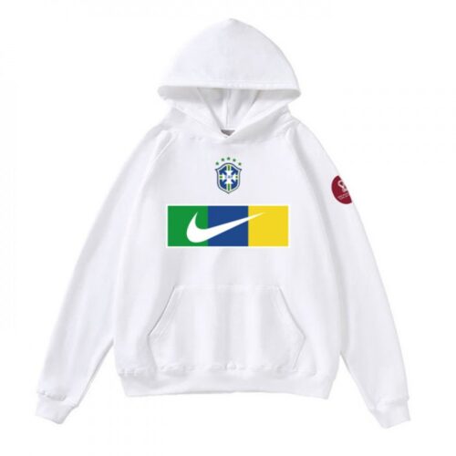 686167e5cf2c3_1 Men's Brazil World Cup Soccer Hoodie White 001