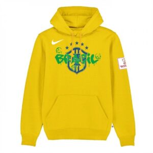 686167eabea74_1 Men's Brazil FIFA World Cup Soccer Yellow Hoodie 001