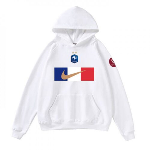 6861680657d59_1 Men's France World Cup Soccer Hoodie White
