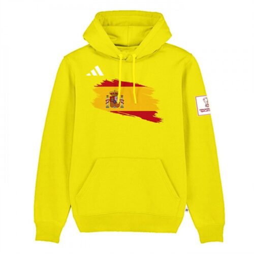 6861681bb34f3_1 Men's Spain FIFA World Cup Soccer Hoodie Yellow