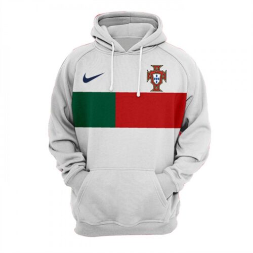 686168234a5cb_1 Men's Portugal White 2022 FIFA World Cup Soccer Hoodie