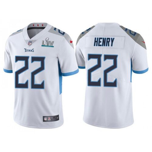 686168312f68c_1 Men's Tennessee Titans #22 Derrick Henry Super Bowl LIV White Vapor Untouchable Stitched NFL Jersey