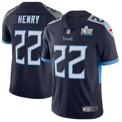 6861683e1c8e0_1 Men's Tennessee Titans #22 Derrick Henry Super Bowl LIV Navy Vapor Untouchable Stitched NFL Jersey
