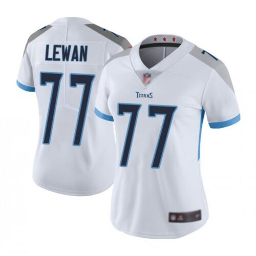 686168684540c_1 Women's Tennessee Titans #77 Taylor Lewan White Vapor Untouchable Limited Stitched Football Jersey(Run Small)