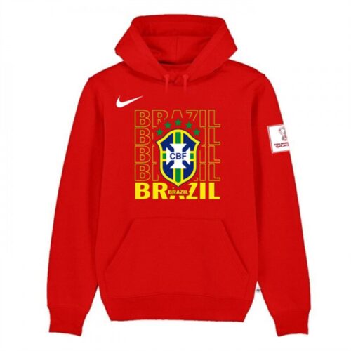 6861688d3d358_1 Men's Brazil FIFA World Cup Soccer Hoodie Red