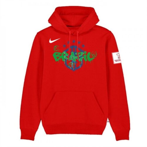 6861688ff1d61_1 Men's Brazil FIFA World Cup Soccer Hoodie Red