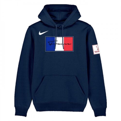 686168a3a5fcb_1 Men's France FIFA World Cup Soccer Hoodie Navy