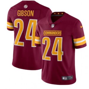 686168b3ad941_1 Men's Washington Commanders #24 Antonio Gibson 2022 Burgundy Vapor Limited Stitched Jersey