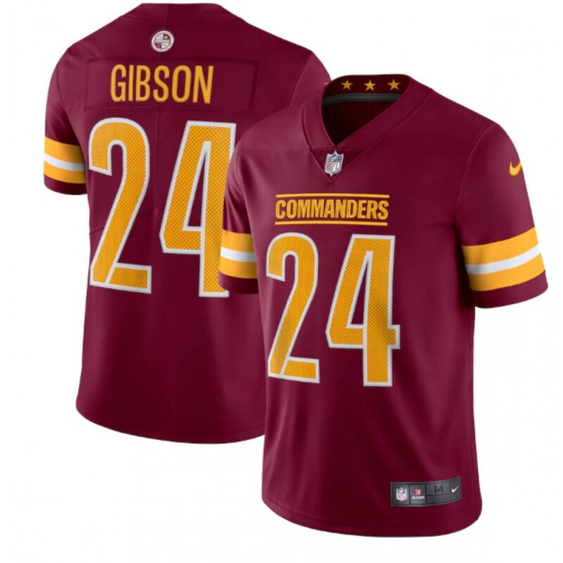 686168b3ad941_1 Men's Washington Commanders #24 Antonio Gibson 2022 Burgundy Vapor Limited Stitched Jersey
