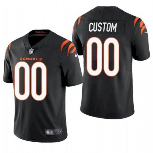 686168c8926f6_1 Youth Cincinnati Bengals ACTIVE PLAYER Custom Black Vapor Untouchable Limited Stitched Jersey
