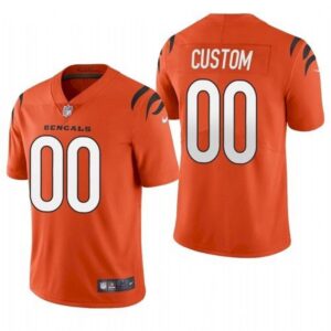686168cb14474_1 Youth Cincinnati Bengals ACTIVE PLAYER Custom Orange Vapor Untouchable Limited Stitched Jersey
