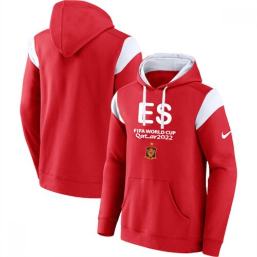 686168d14e153_1 Men's Spain Red 2022 FIFA World Cup Soccer Hoodie
