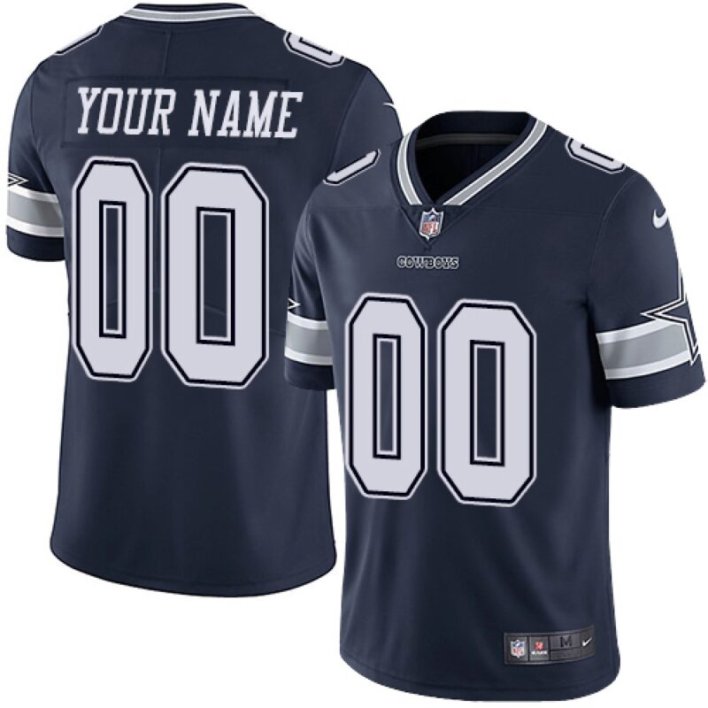 686168d565cb9_1 Youth Dallas Cowboys ACTIVE PLAYER Custom Navy Vapor Untouchable Limited Stitched Jersey