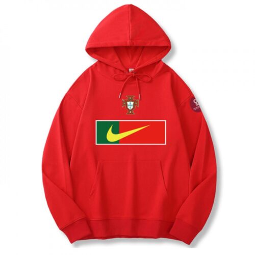 686168deb11f6_1 Men's Portugal World Cup Soccer Hoodie Red 001
