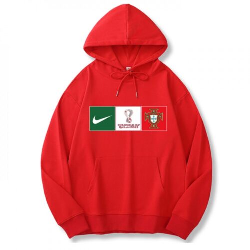 686168e197a7c_1 Men's Portugal World Cup Soccer Hoodie Red