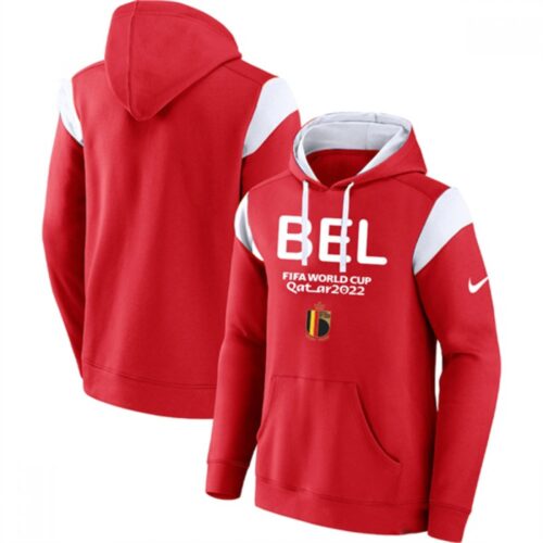 68616914bbe29_1 Men's Belgium Red 2022 FIFA World Cup Soccer Hoodie