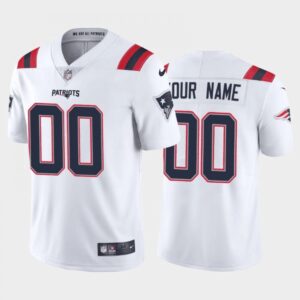 6861692c6cf55_1 Youth New England Patriots ACTIVE PLAYER Custom White Vapor Untouchable Limited Stitched Jersey