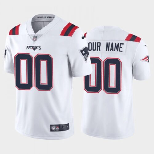 6861692c6cf55_1 Youth New England Patriots ACTIVE PLAYER Custom White Vapor Untouchable Limited Stitched Jersey