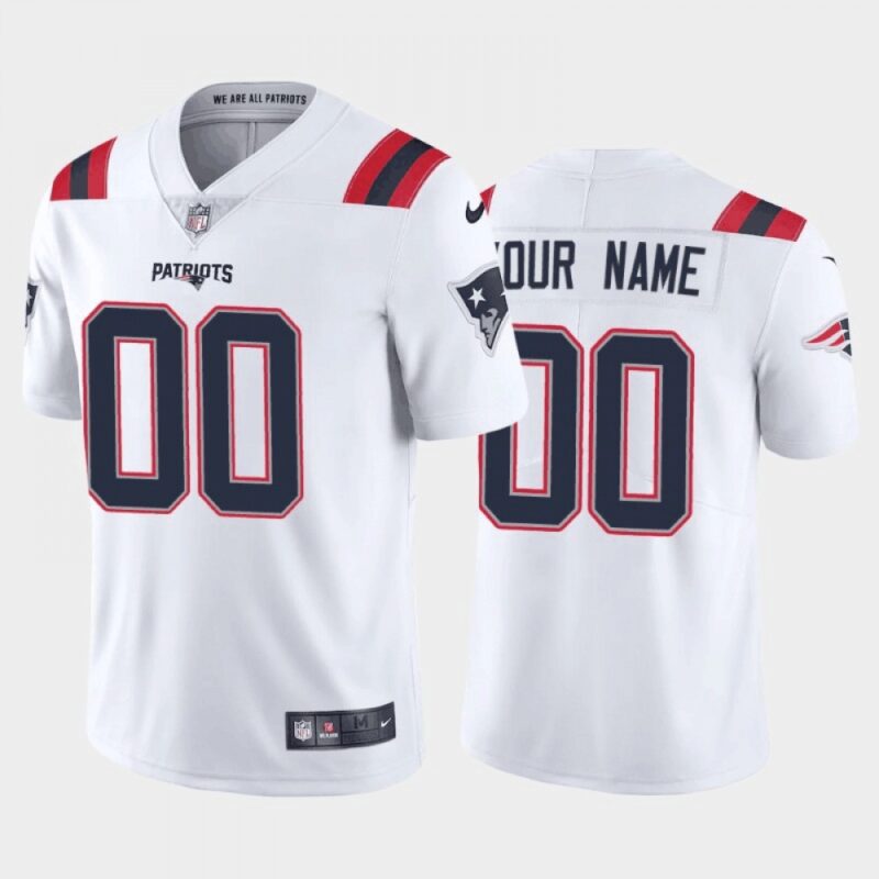 6861692c6cf55_1 Youth New England Patriots ACTIVE PLAYER Custom White Vapor Untouchable Limited Stitched Jersey