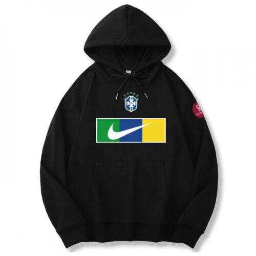 686169351b4d3_1 Men's Brazil World Cup Soccer Hoodie Black 001